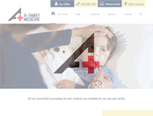Tablet Screenshot of aplusfamilymedicine.com